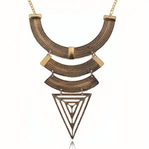 Geometric Tiers Necklace
