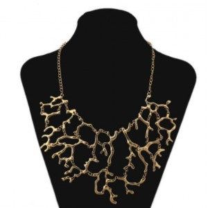 Elegant Branchwork Statement Necklace