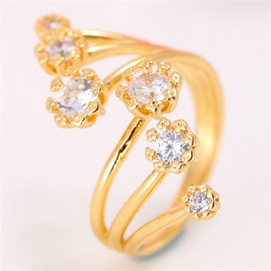 Golden Branching Ring