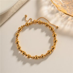 Golden Beaded Necklace